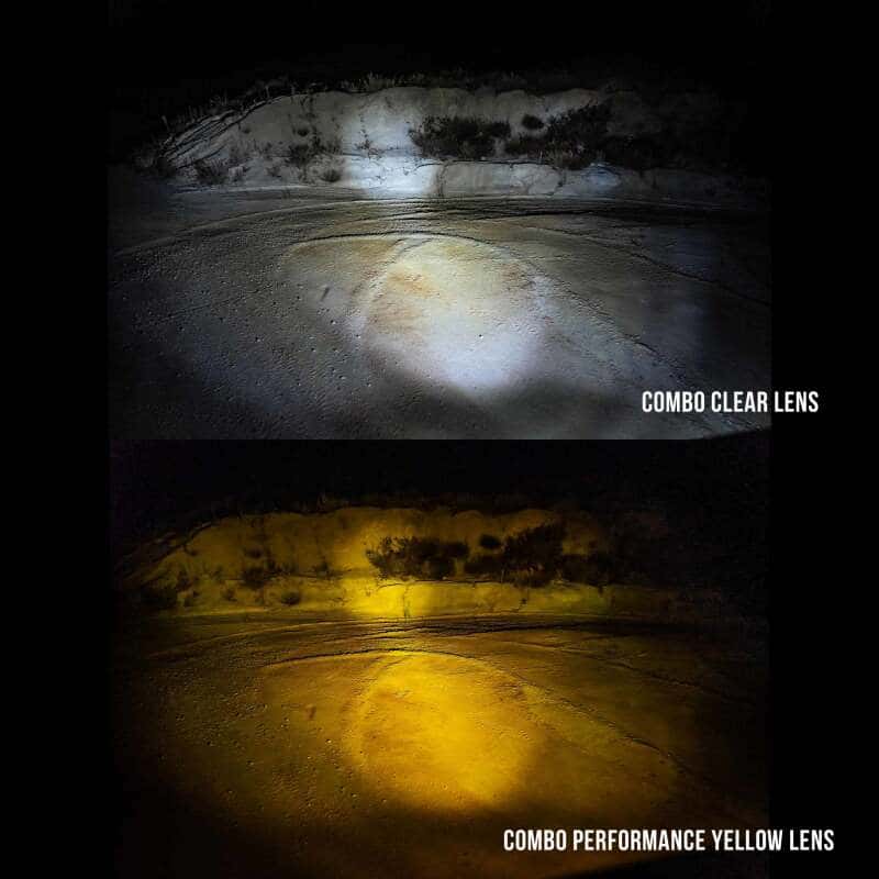 KC HiLiTES — KC HiLiTES FLEX ERA LED Performance Yellow Combo Lens for Light Bars - view 9