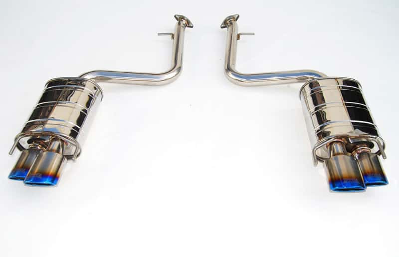 Invidia — Invidia 15+ Lexus RC350/200T Titanium Quad Rolled Tip Axel-Back Exhaust - view 1