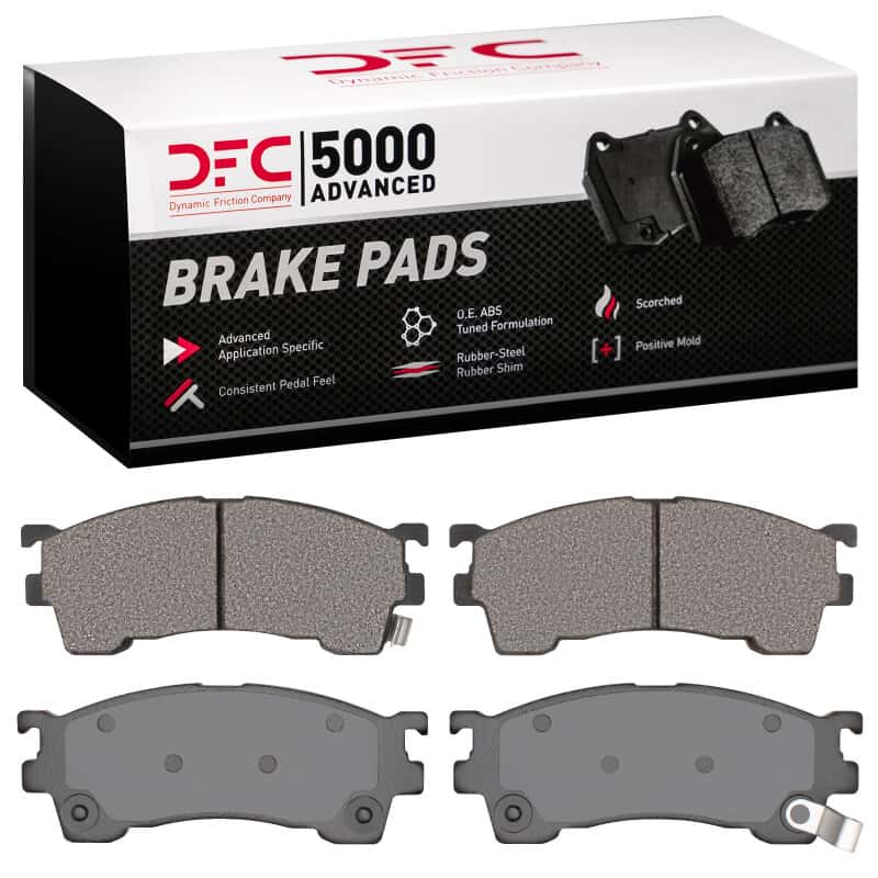 DFC — DFC 93-00 Ford Probe Front 5000 Advanced Semi Metallic Brake Pads
DFC Brake Pad Set - view 1