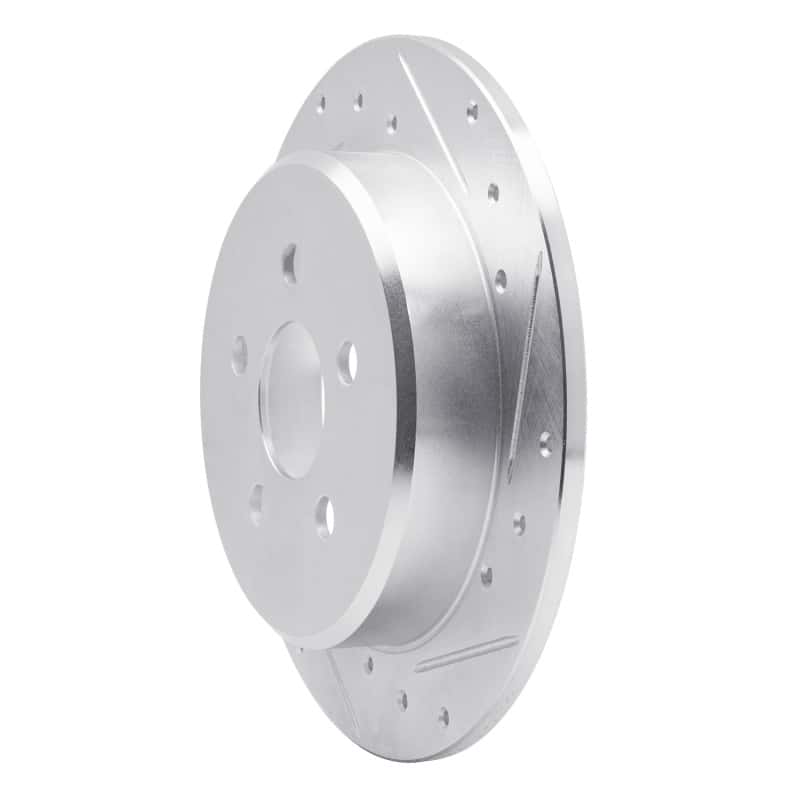 R1 Concepts — R1 95-03 Chrysler PT Cruiser Rear Right Drilled & Slotted Silver Brake Rotor
R1 Brake Rotor Drill - view 2
