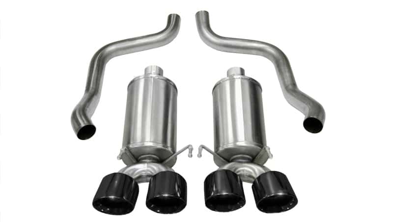 CORSA Performance — Corsa 2009-2013 Xtreme Axle-Back Exhaust w/Dual Black 3.5in Tips 09-13 Chevrolet Corvette C6 6.2L V8
Exhaust - view 5
