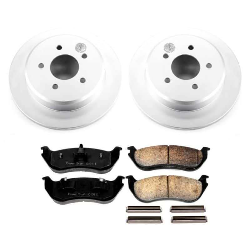 PowerStop — Power Stop 96-02 Ford Crown Victoria Rear Z17 Evolution Geomet Coated Brake Kit - view 1