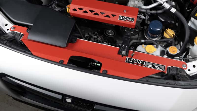 GrimmSpeed — GrimmSpeed 2018+ Subaru Crosstrek TRAILS Radiator Shroud - Red - view 3