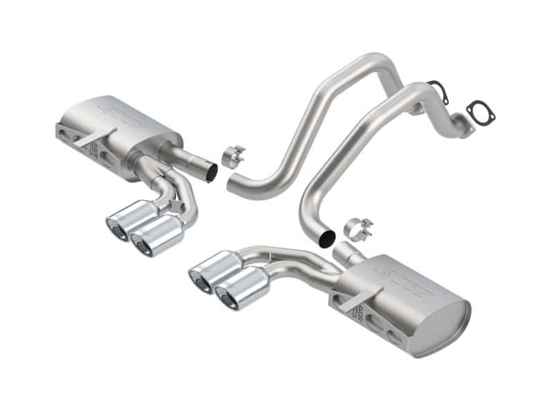 Borla — Borla 97-04 Chevrolet Corvette 5.7L 8cyl S-Type SS Catback Exhaust
Cat-Back System
ExhstSysKt - view 1