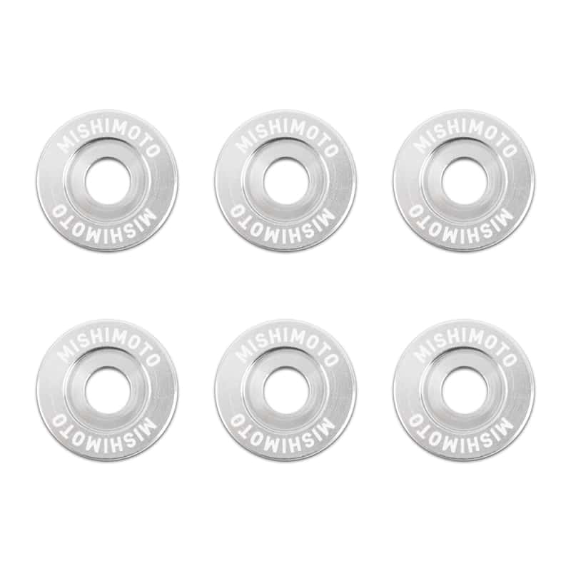 Mishimoto — Mishimoto Small Fender Washer Kit (6pcs) - Silver
Fender Washer Kit - view 2