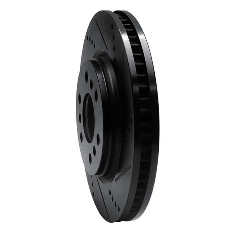 R1 Concepts — R1 06-09 Buick Terraza Front Right Drilled & Slotted Black Brake Rotor
R1 Brake Rotor Drill - view 2