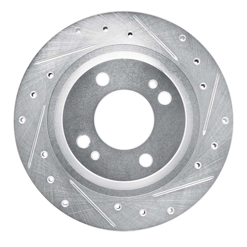 R1 Concepts — R1 16-25 Dodge Attitude (Mexico) Front Right Drilled & Slotted Silver Brake Rotor
R1 Brake Rotor Drill - view 1