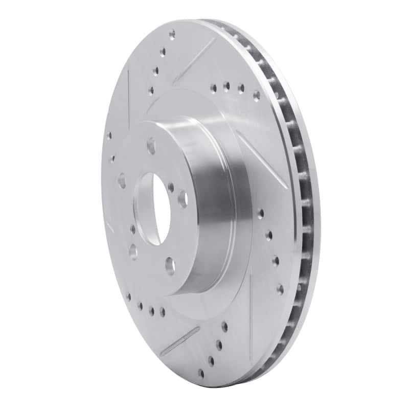R1 Concepts — R1 01-08 Saab 9-2X Front Left Drilled & Slotted Silver Brake Rotor
R1 Brake Rotor Drill - view 2