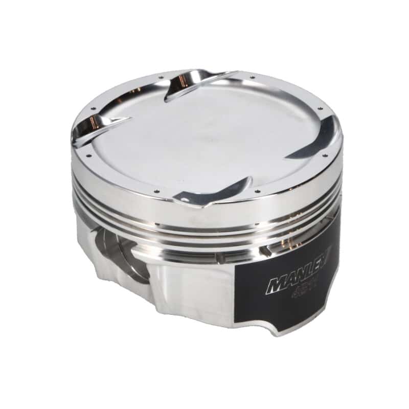 Manley Performance — Manley 08+ Mitsubishi 4B11T 86.5mm (+.5mm) -11cc Dome 9.0:1 CR Turbo Tuff Series Piston Set w/ Rings
Piston Set - view 4