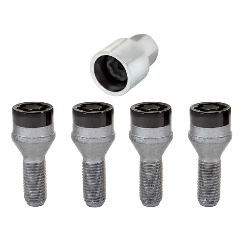 McGard — McGard Wheel Lock Bolt Set - 4pk. (Cone Seat) M12X1.5 / 17mm Hex / 25.5mm Shank Length - Black - view 5