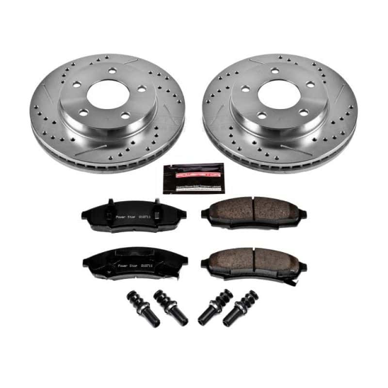 PowerStop — Power Stop 87-94 Oldsmobile Cutlass Cruiser Front Z23 Evolution Sport Brake Kit - view 1