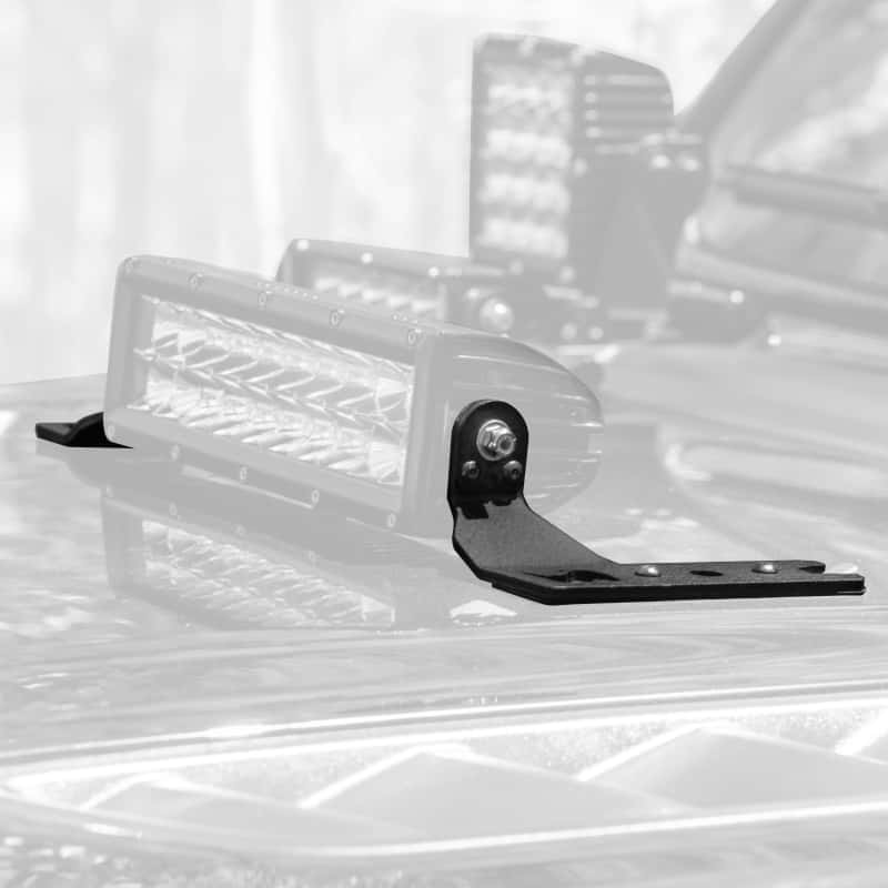 Go Rhino — Go Rhino 18-20 Jeep Wrangler JL/JLU/Gladiator JT Light Mount - 10in Double Row
Center Hood Mount - view 2