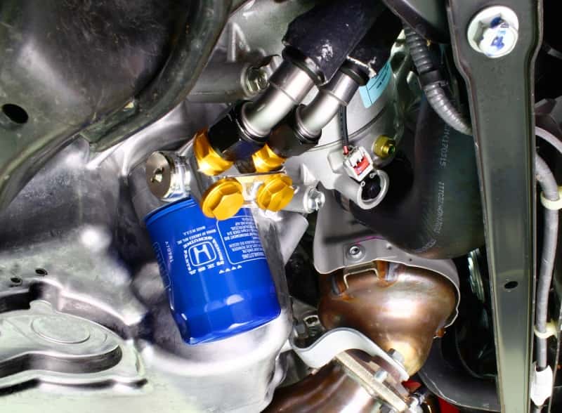Perrin Performance — PERRIN 17-21 Honda Civic Type R Oil Cooler Kit - view 10