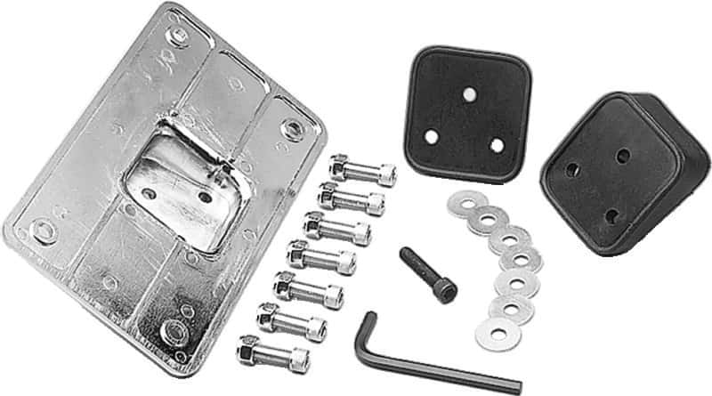 Kuryakyn — Kuryakyn Universal Laydown License Holder Chrome - view 1