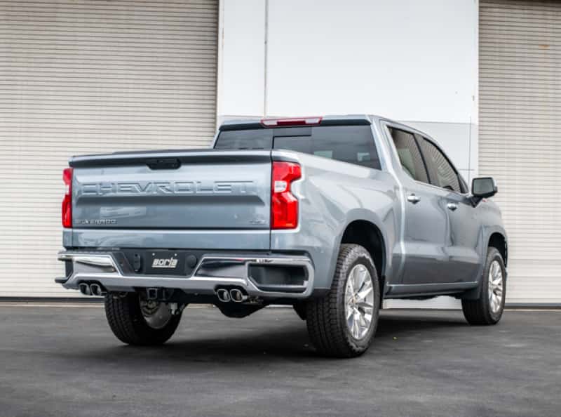 Borla — Borla 2019 Chevrolet Silverado 1500 6.2 w/ 147in WB 2.75in S-Type Catback Exhaust - Quad Square Tips
Cat-Back System - view 1