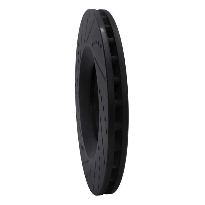 R1 Concepts — R1 05-11 Audi A6 Quattro Front Right Drilled & Slotted Black Brake Rotor
R1 Brake Rotor Drill - view 4