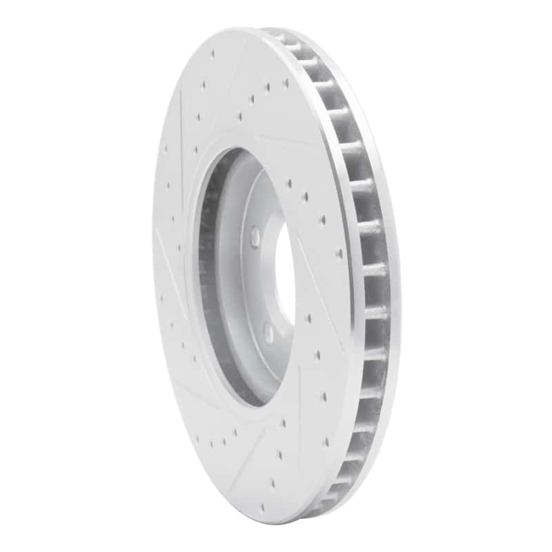 R1 Concepts — R1 00-06 Ford Thunderbird Front Right Drilled & Slotted Silver Brake Rotor
R1 Brake Rotor Drill - view 4