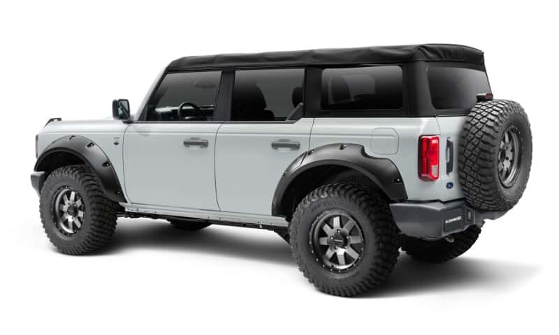 Bushwacker — Bushwacker 2021+ Ford Bronco 4-Door Pocket Style Flares 4pc - Black
FF Pocket Style 4Pc - view 4