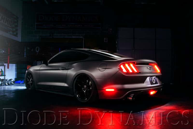 Diode Dynamics — Diode Dynamics 15-21 EU/AU Ford Mustang LED Sidemarkers - Smoked (Pair) - view 6