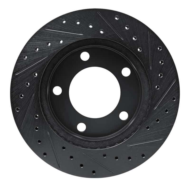 R1 Concepts — R1 74-80 International SCOUT II Front Left Drilled & Slotted Black Brake Rotor
R1 Brake Rotor Drill - view 5