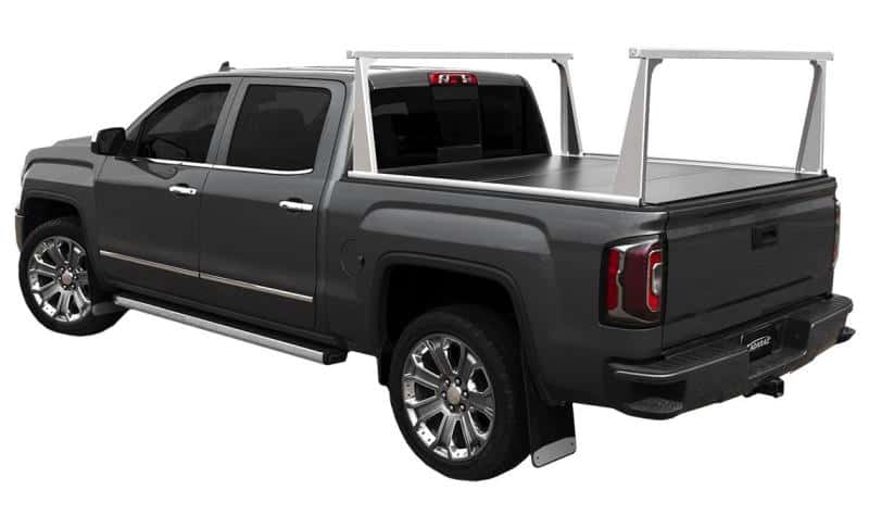 Access — Access ADARAC Almnm Uprights 12in Vert Kit (2 Uprights w/ 1 66in Cross Bar) Matte Black Truck Rack - view 5