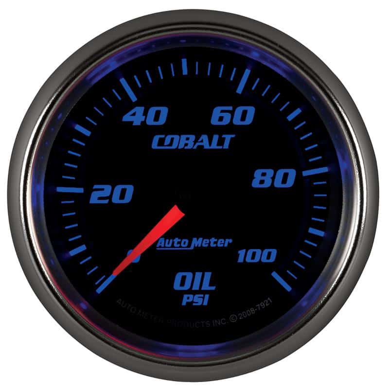 AutoMeter — Autometer Cobalt 66mm 0-100 PSI Oil Pressure Gauge
GA 2.6" OILP MECH CB - view 5