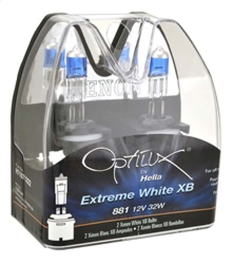 Hella — Hella Bulb 881 12V 32W XEN WHT XB (2)
881 Halogen Bulb - view 16