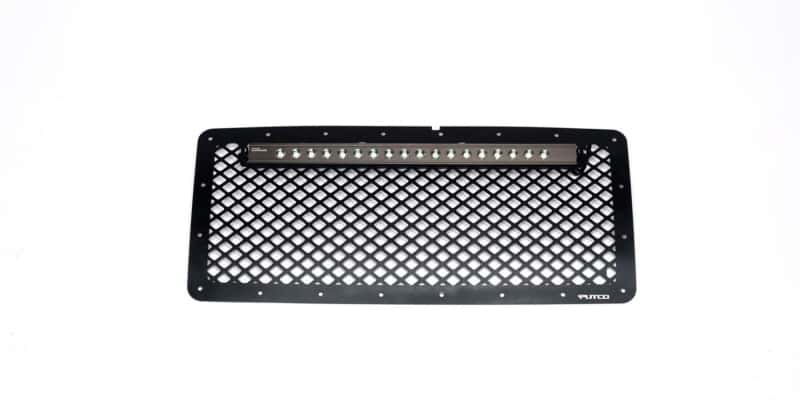 Putco — Putco 07-18 Jeep Wrangler - SS Black Grille w/ 20in Luminix Light Bar Designer FX Grilles
Grille Insert - view 1