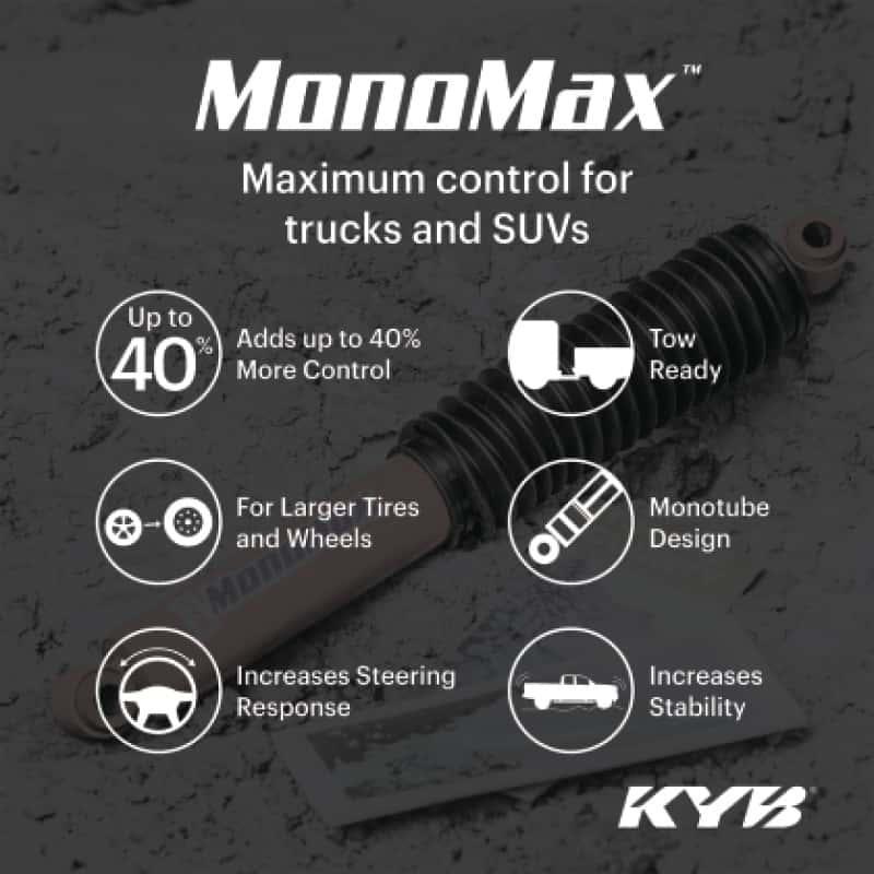 KYB — KYB 19-23 Ford Ranger MonoMax Gas Strut - Front - view 1