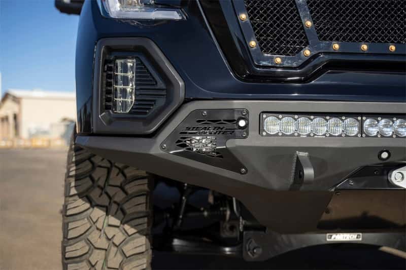 Addictive Desert Designs — Addictive Desert Designs 2019 GMC Sierra 1500 SF Front Bumper w/ Winch Mount & Sensor Cutout
Bumper- Front
Bumpers - view 6