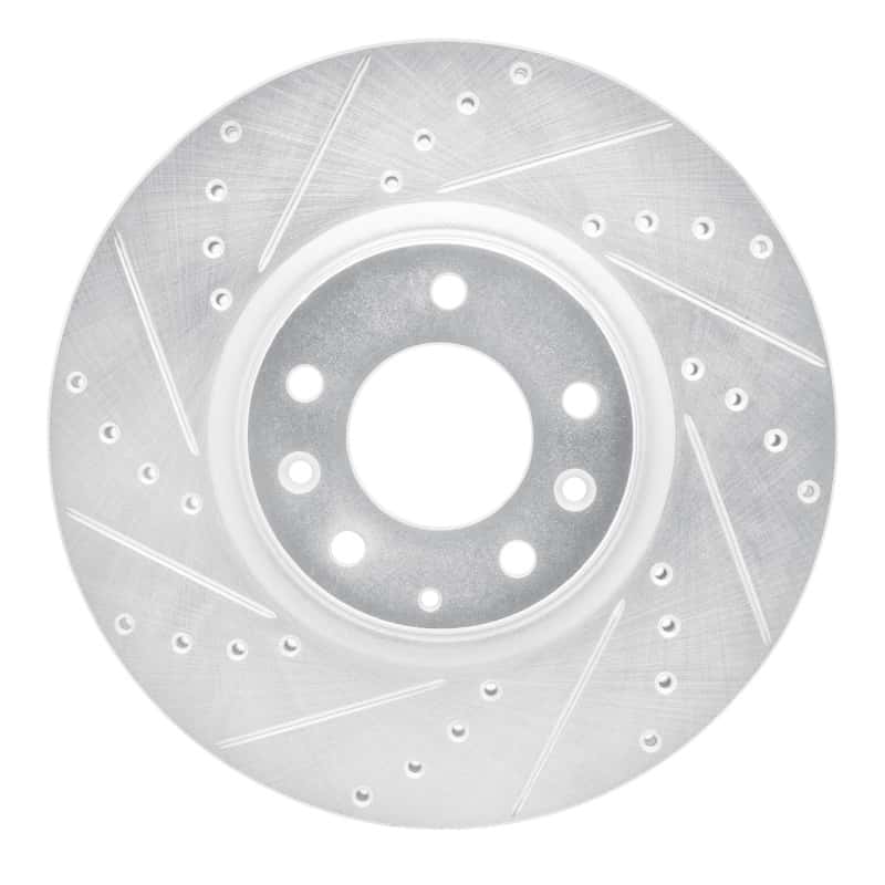 R1 Concepts — R1 06-07 Mazda 6 Front Left Drilled & Slotted Silver Brake Rotor
R1 Brake Rotor Drill - view 1