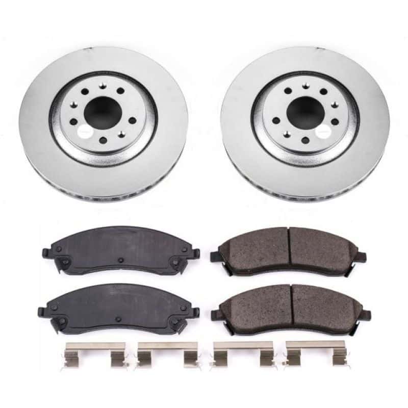 PowerStop — Power Stop 06-07 Cadillac CTS Front Z17 Evolution Geomet Coated Brake Kit - view 1