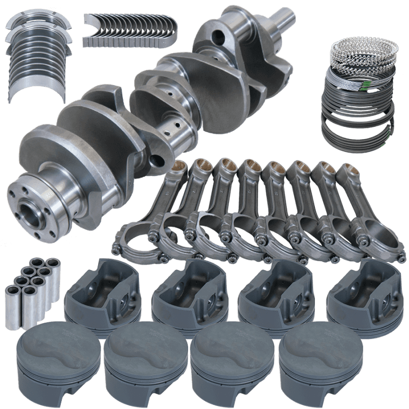 Eagle — Eagle Ford 351W 4.000in Crank 6.250in I-Beam Rods -6.6cc Flat Top 4.060in Pistons Rotating Assembly
Street & Strip Assy - view 1