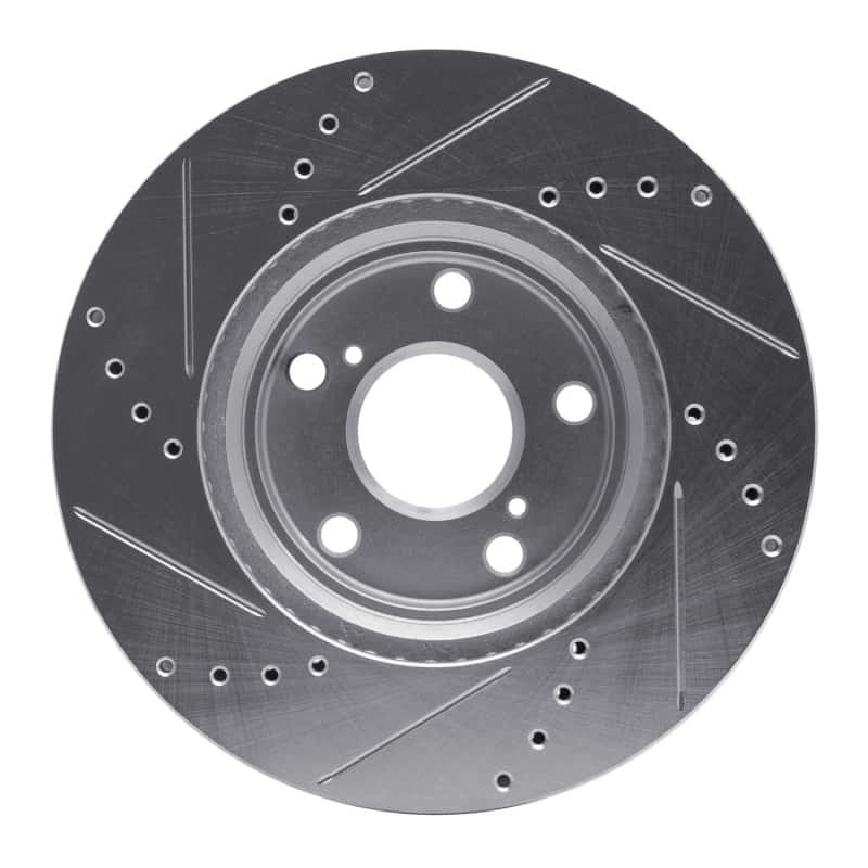R1 Concepts — R1 99-07 Lexus ES300 Front Right Drilled & Slotted Silver Brake Rotor
R1 Brake Rotor Drill - view 5