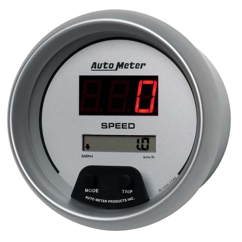 AutoMeter — Autometer Ultra-Lite 3 3/8in 160 MPH Digital Speedo Gauge
3-3/8" SPEEDO, 120 M - view 3