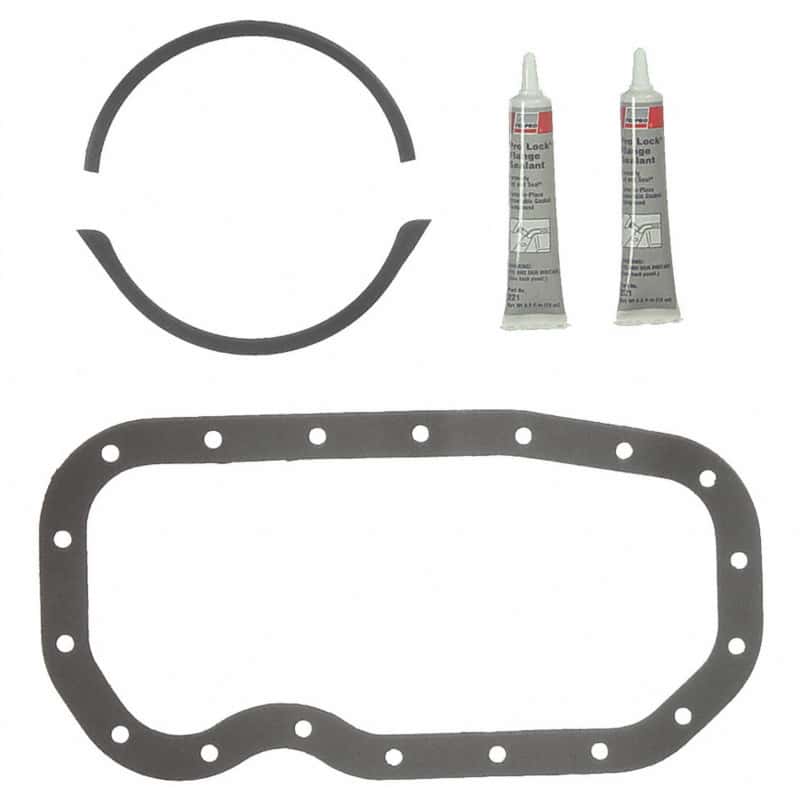 Fel-Pro — Fel-Pro Isuzu Trooper OS 30556 A Engine Oil Pan Gasket Set High-Temperature Rubber-Coated Fiber - view 1