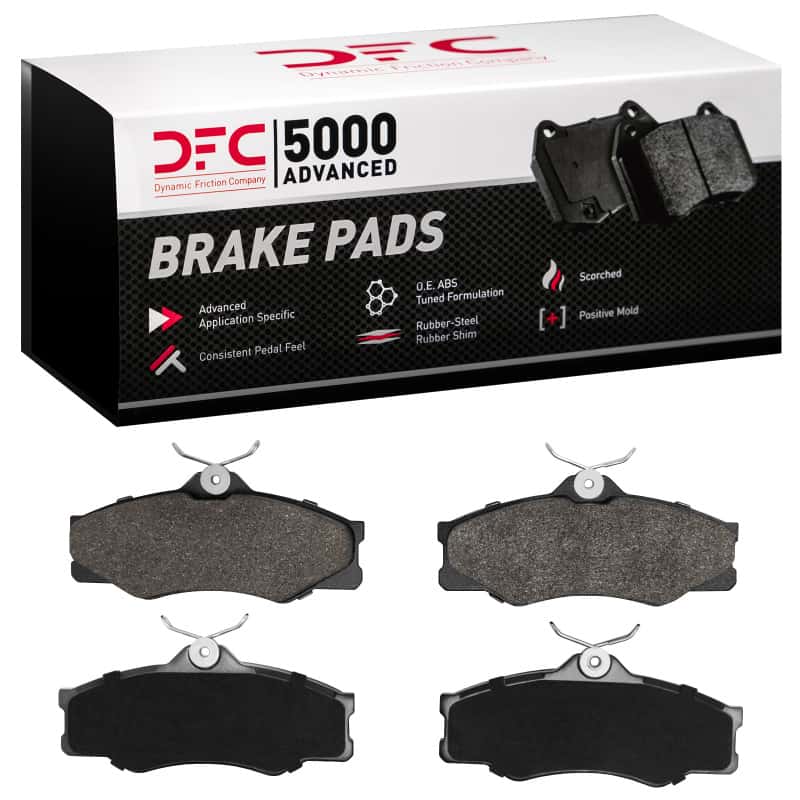 DFC — DFC 86-91 Volkswagen VanAGON Front 5000 Advanced Semi Metallic Brake Pads
DFC Brake Pad Set - view 4