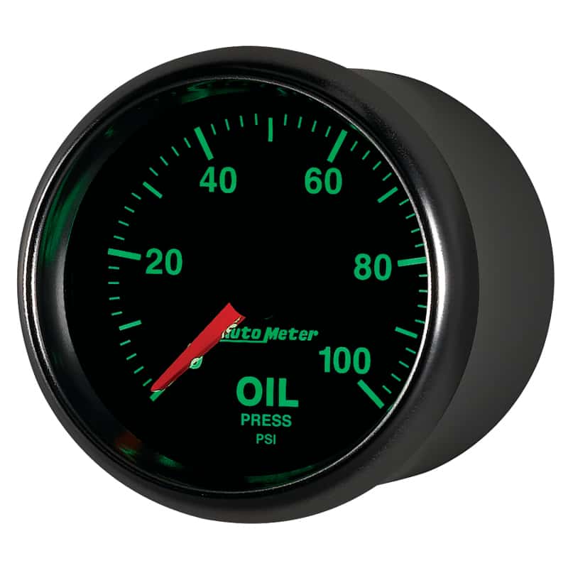 AutoMeter — Autometer GS Series 2-1/16in Oil Pressure Gauge 100PSI Electric Full Sweep
2-1/16" OIL PRESS, 0 - view 8