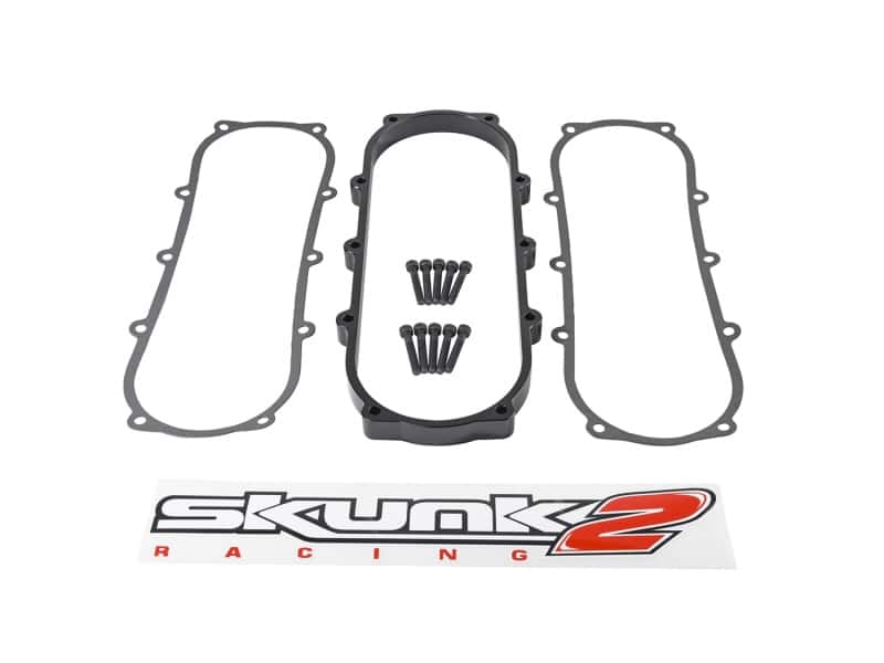 Skunk2 Racing — Skunk2 Ultra Series Honda/Acura Black Street Intake Manifold .5 Liter Spacer
IntMnfSpcr - view 6