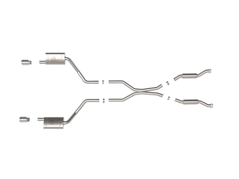 aFe — aFe 11-21 Dodge Durango V6-3.6L/V8-5.7L MACH Force-Xp 304 SS Cat-Back Exhaust System w/ Polished Tip
Cat-Back Exhaust - view 2