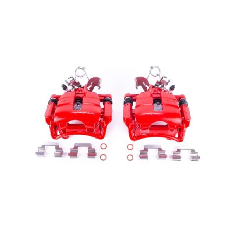 PowerStop — Power Stop 04-09 Audi S4 Rear Red Calipers w/Brackets - Pair
Caliper Set - view 1