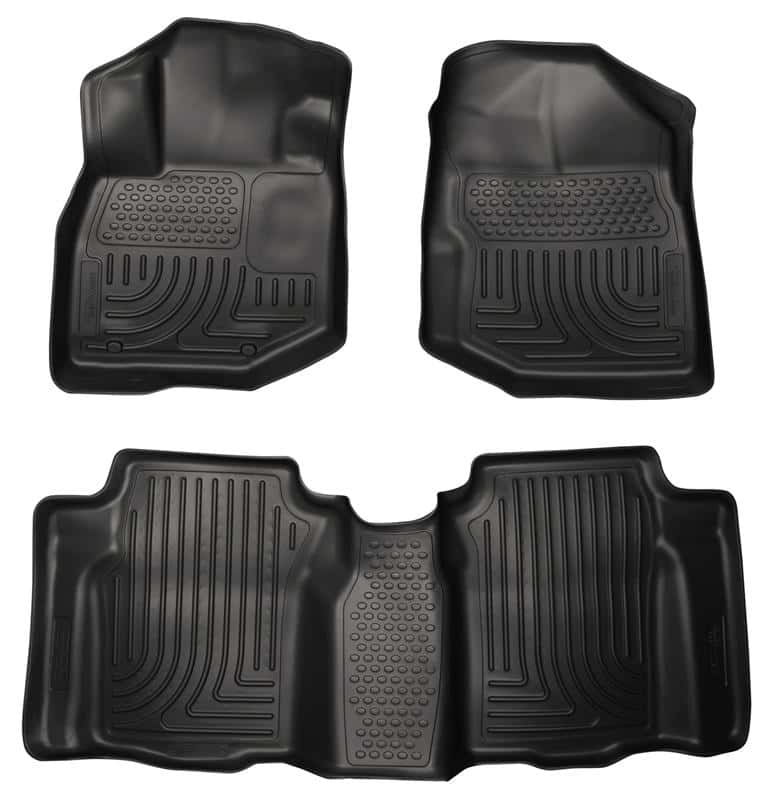Husky Liners — Husky Liners 09-12 Honda Fit WeatherBeater Combo Black Floor Liners
Floor Liners - view 2