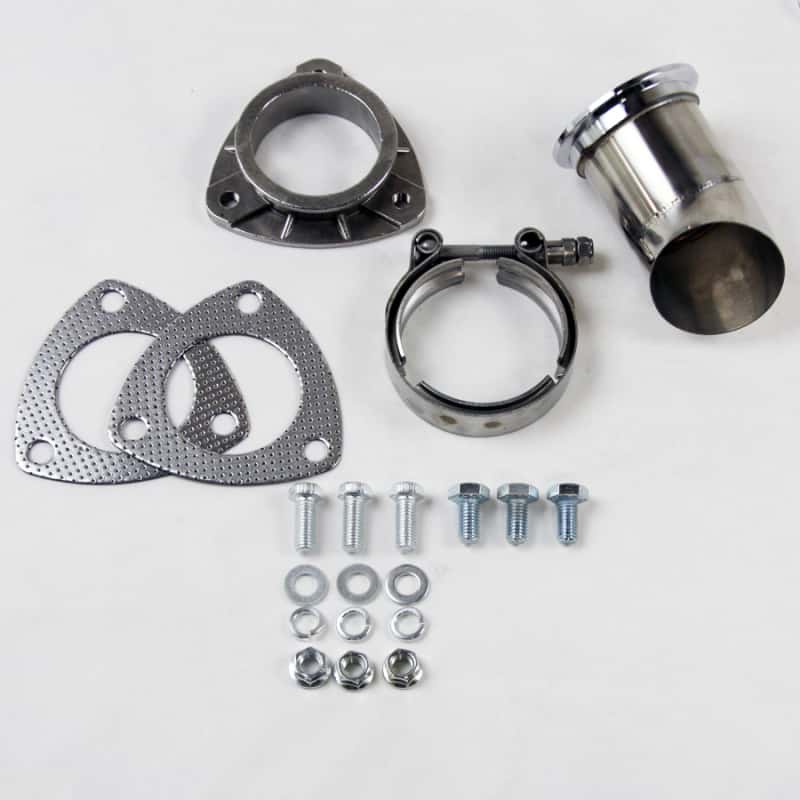 Granatelli Motor Sports — Granatelli 2.5in 304SS Turn Down w/V-Band & Gaskets
Exhaust Tail Pipe - view 1