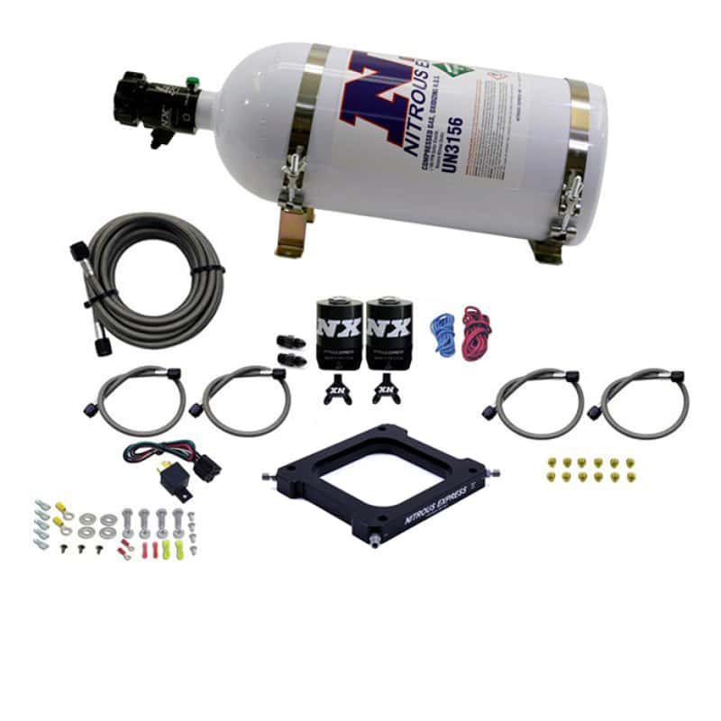 Nitrous Express — Nitrous Express 4500 Assassin Plate System Pro Power Alcohol 100-500HP (10lb Bottle)
Injection System Kit - view 1