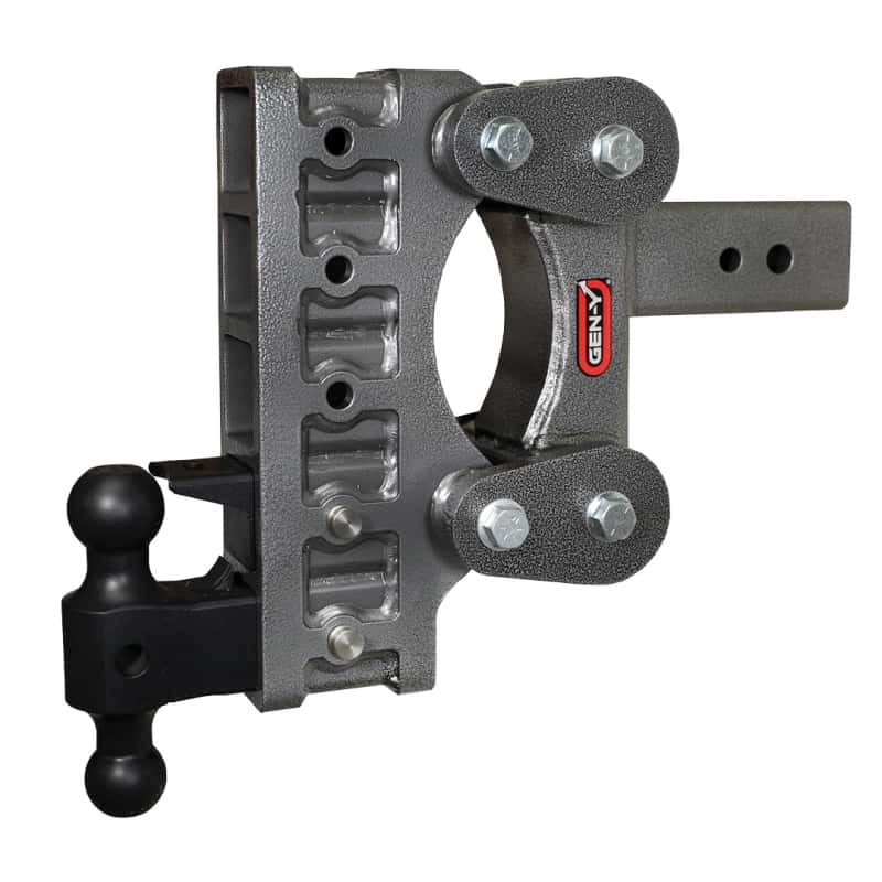 GEN-Y Hitch — Gen-Y The Boss Torsion-Flex 3in Shank 9in Drop 21K Hitch w/GH-061 Dual-Ball/GH-062 Pintle Lock
Drop Hitch - view 1