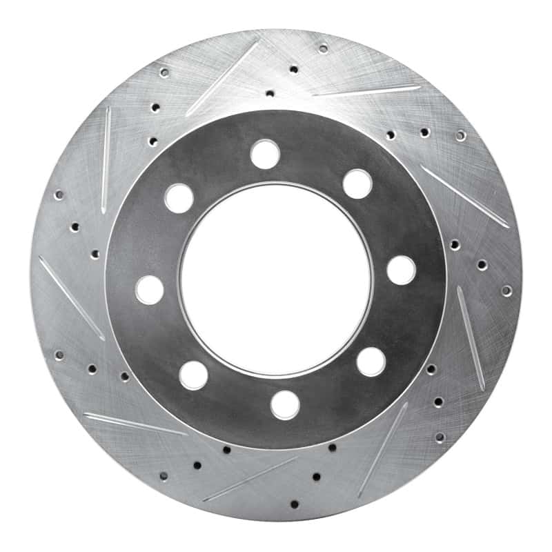 R1 Concepts — R1 03-08 Dodge Ram 2500 Front Left Drilled & Slotted Silver Brake Rotor
R1 Brake Rotor Drill - view 1
