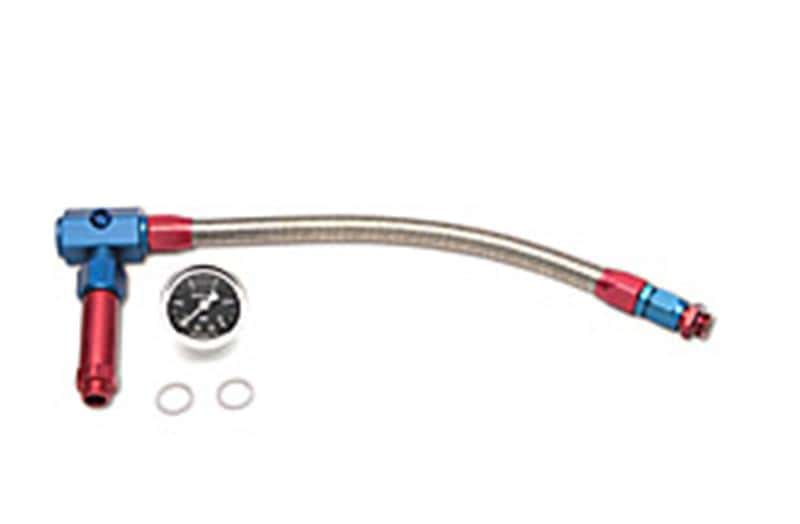 Russell — Russell Performance -6 AN to 3/8in Female NPT ProFlex Demon Carb Dual Inlet Carb Kit (Red/Blue)
Carburetor Fuel Line - view 3