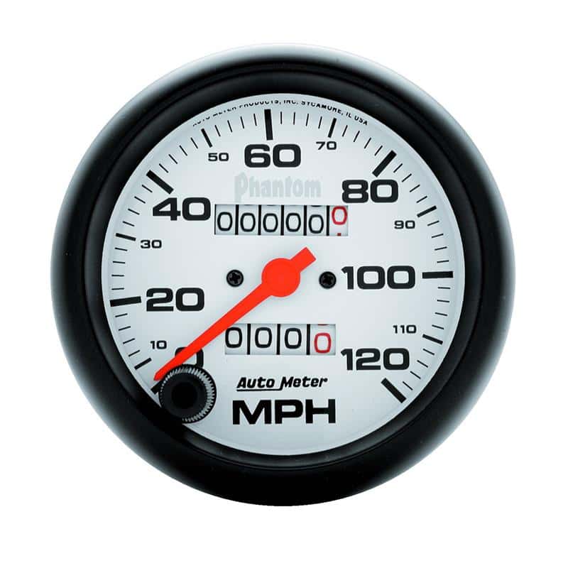 AutoMeter — Autometer Phantom 3-3/8in 120MPH Speedometer Gauge - Mechanical Full Sweep
3-3/8" SPEEDO, 120 M - view 2