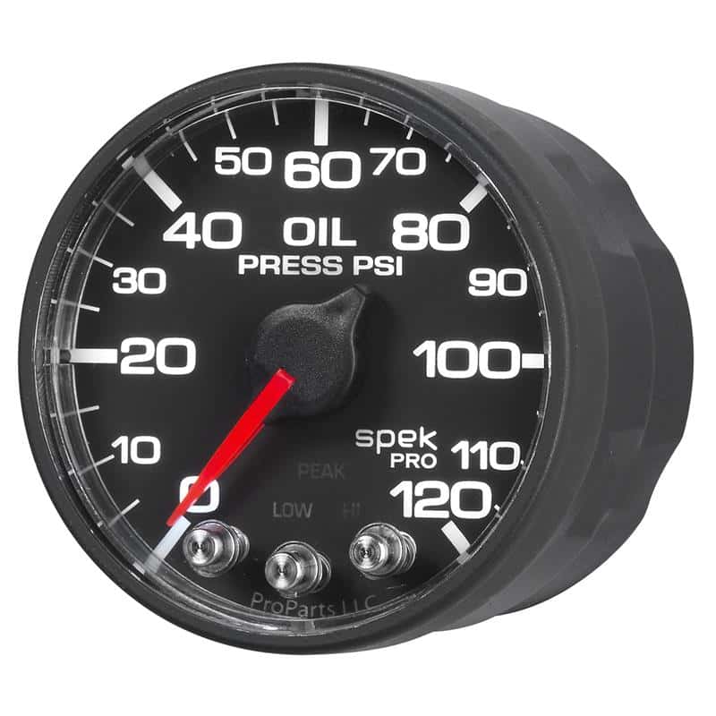 AutoMeter — Autometer Spek-Pro - Nascar 2-1/16in Oil Press 0-120 psi Bfb Ecu
GA 2" OP BFB ECU SPK - view 3