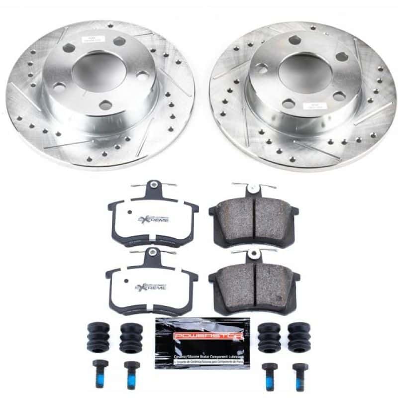PowerStop — Power Stop 96-01 Audi A4 Quattro Rear Z26 Street Warrior Brake Kit - view 1